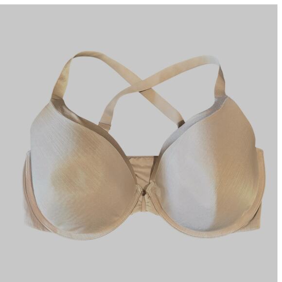 Vanity Fair Illumination Front Closure Underwire Bra 38DD Nude 3 Way Convertible - Picture 1 of 5
